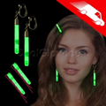 Glow Hair Pins And Earrings Set Green